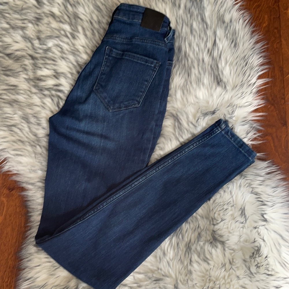 Dish Demin women Blue Jean, high rise Skinny Jean